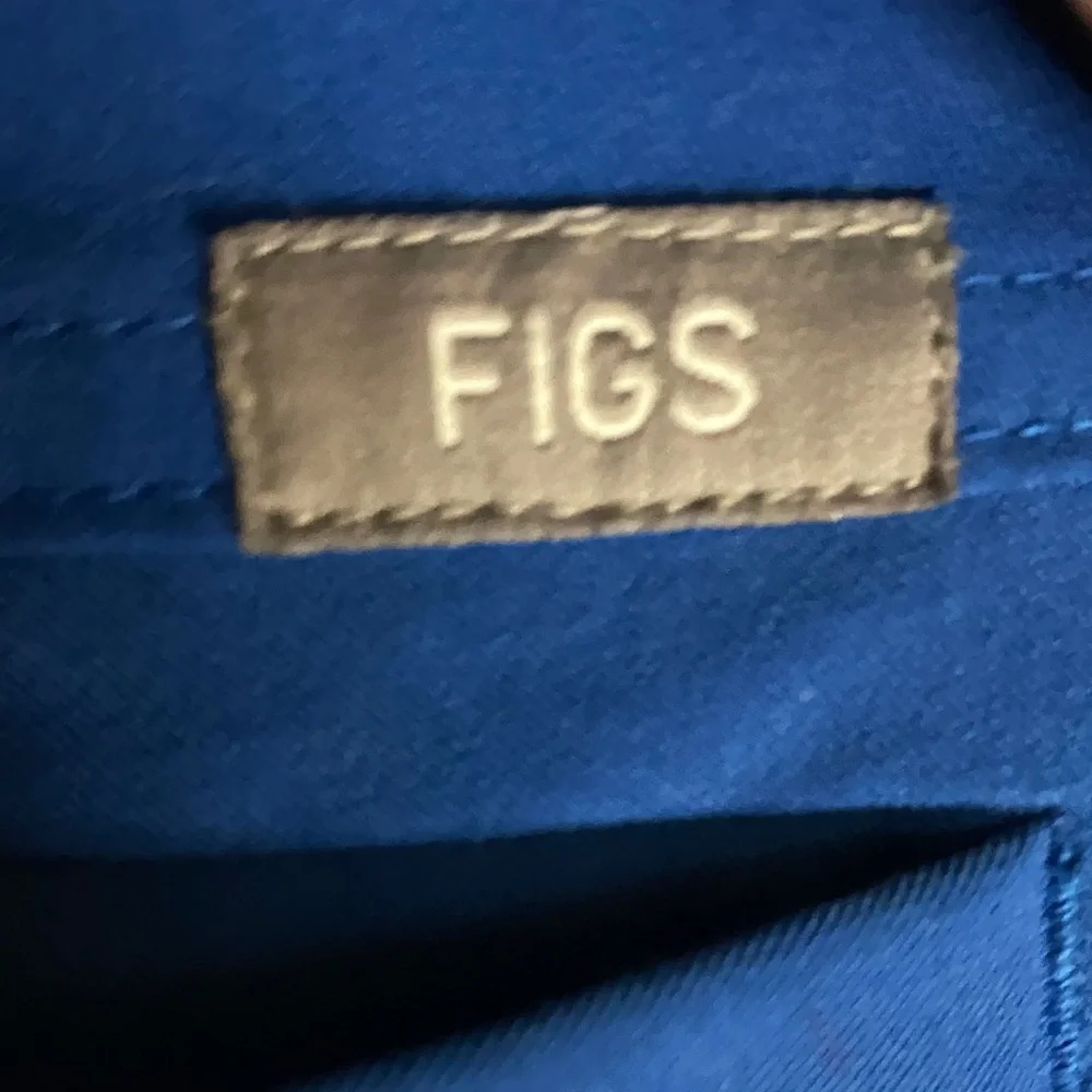 Figs Royal Blue Straight-Leg Utility scrub Pants size 28x34